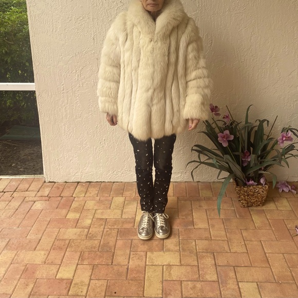 Fox Fur Jacket By Revillon - Picture 1 of 11